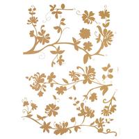 Dekosticker 17015h - Beige, Natur, Kunststoff (50/70cm)