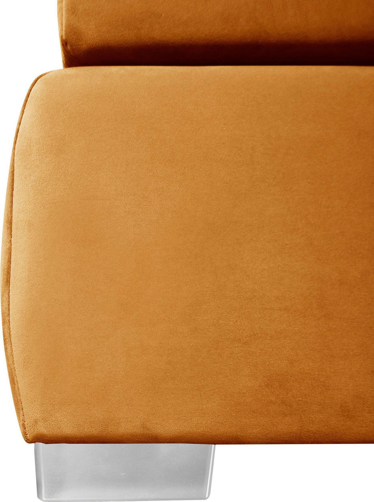 Boxspringbett Rumba inkl. Matratze 160x200 - Platinfarben/Gelb, Basics, Textil (160/200cm) - Livetastic