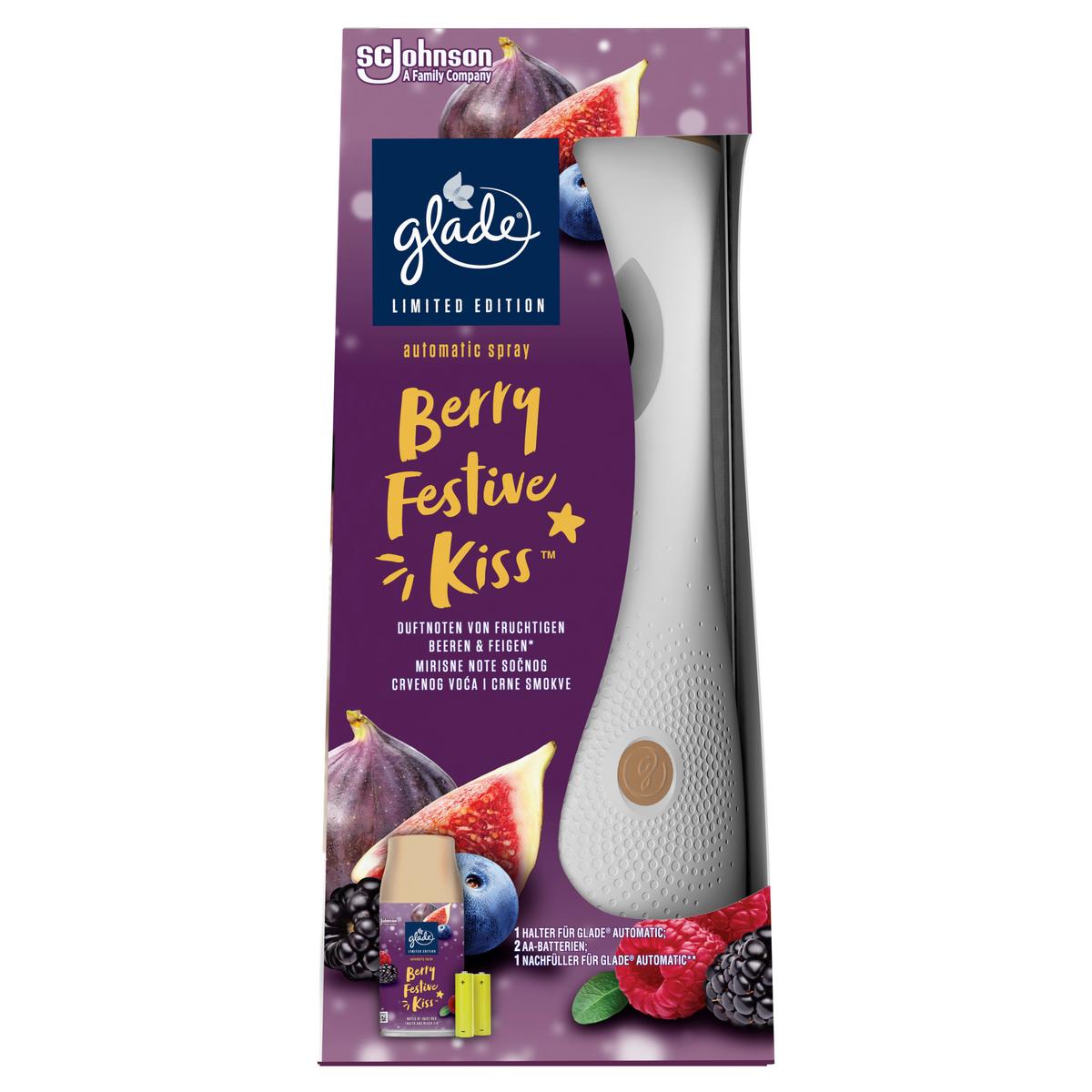 Raumdufthalter Berry Festive Kiss - Weiß, Basics (9/20,2/9cm) - Glade