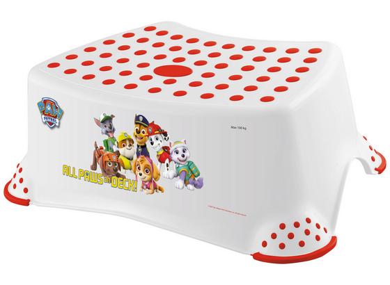Tritthocker Paw Patrol - Rot/Weiß, Kunststoff (40,5/28,5/14cm) Tritthocker Paw Patrol - Rot/Weiß, Kunststoff (40,5/28,5/14cm)