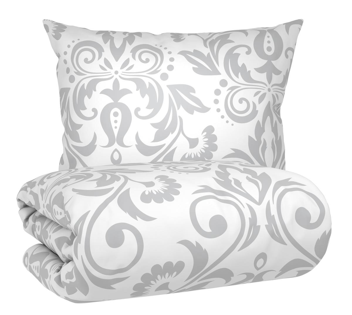 POVLEČENÍ AKTION - světle šedá, textil (140/200cm) - Mömax