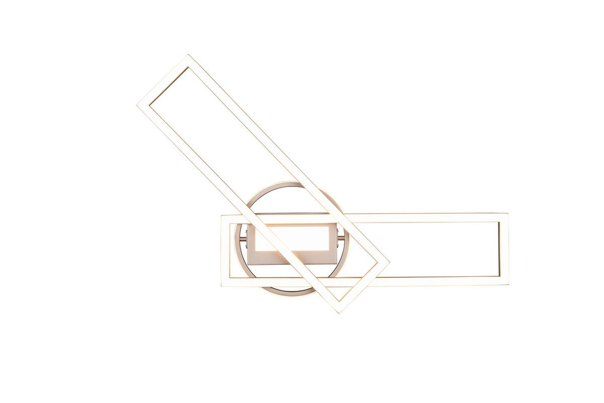 LED-Deckenleuchte R67183107  Twister - Nickelfarben, Basics, Metall (90/24,5/8,5cm)