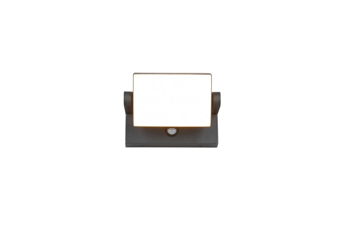 AUSSENWANDLEUCHTE Kansas Anthrazit L: 15 cm - Anthrazit, Basics, Metall (15/10/20cm) - Trio Leuchten