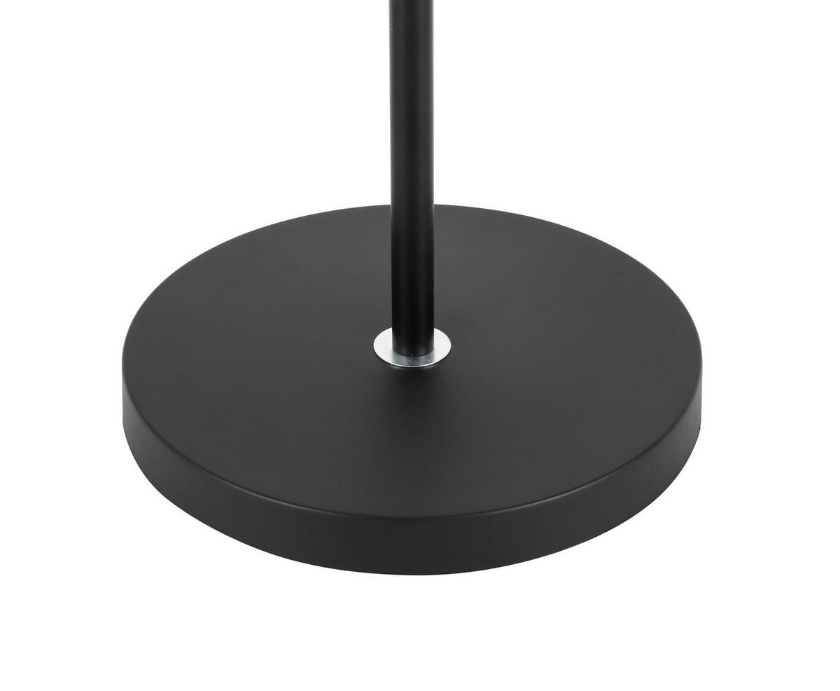 Stehleuchte David Dimmbar Schwarz - Schwarz, Design, Kunststoff/Metall (22/155cm) - Luca Bessoni