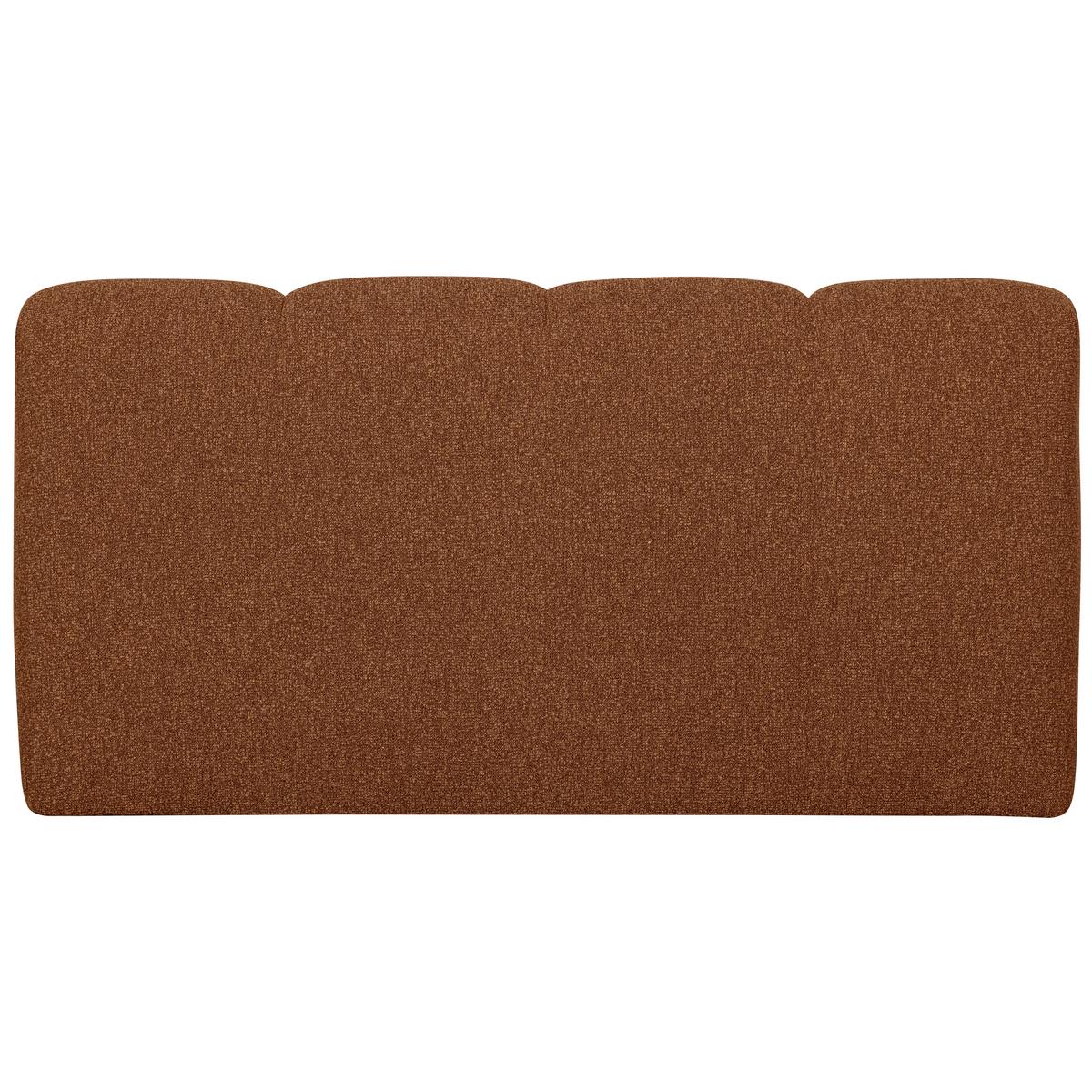Sitzbank Mojo Rotbraun B: 164cm - Rotbraun/Schwarz, MODERN, Textil (164/83/73cm) - Livetastic