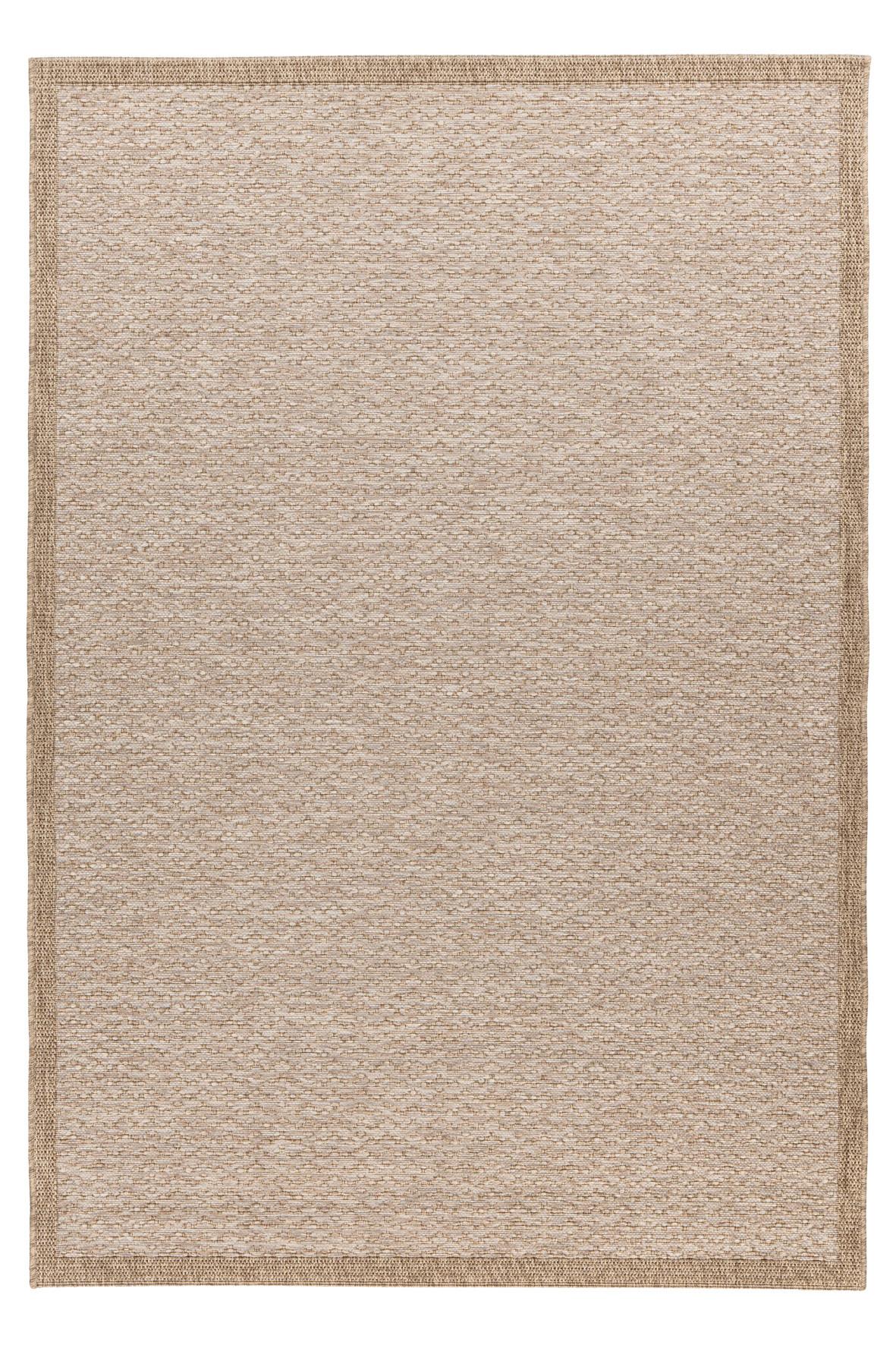 Flachwebteppich My Oslo 708 - Taupe, Design, Textil (120/170cm) - Obsession