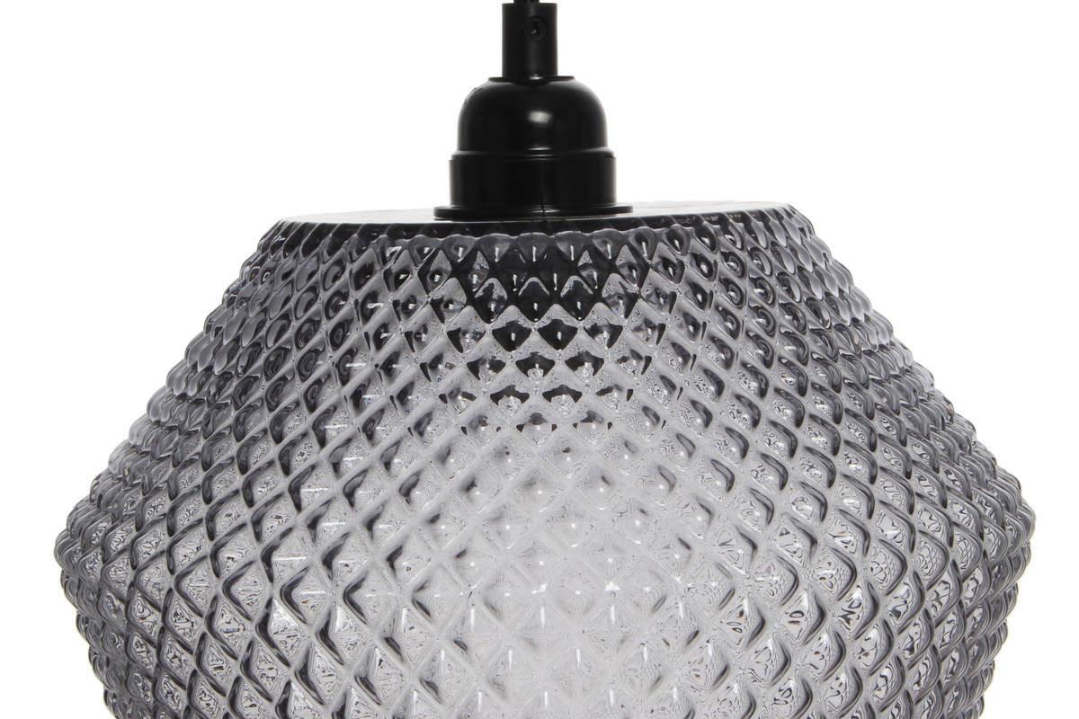 Hängeleuchte Hängelampe Nomi - Grau, Trend, Glas (22/27/22cm) - Kayoom