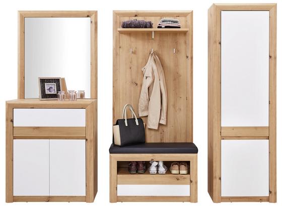 Šatník Kashmir New - farby dubu/biela, Moderný, kompozitné drevo (228/192/41cm) - James Wood Šatník Kashmir New - farby dubu/biela, Moderný, kompozitné drevo (228/192/41cm) - James Wood