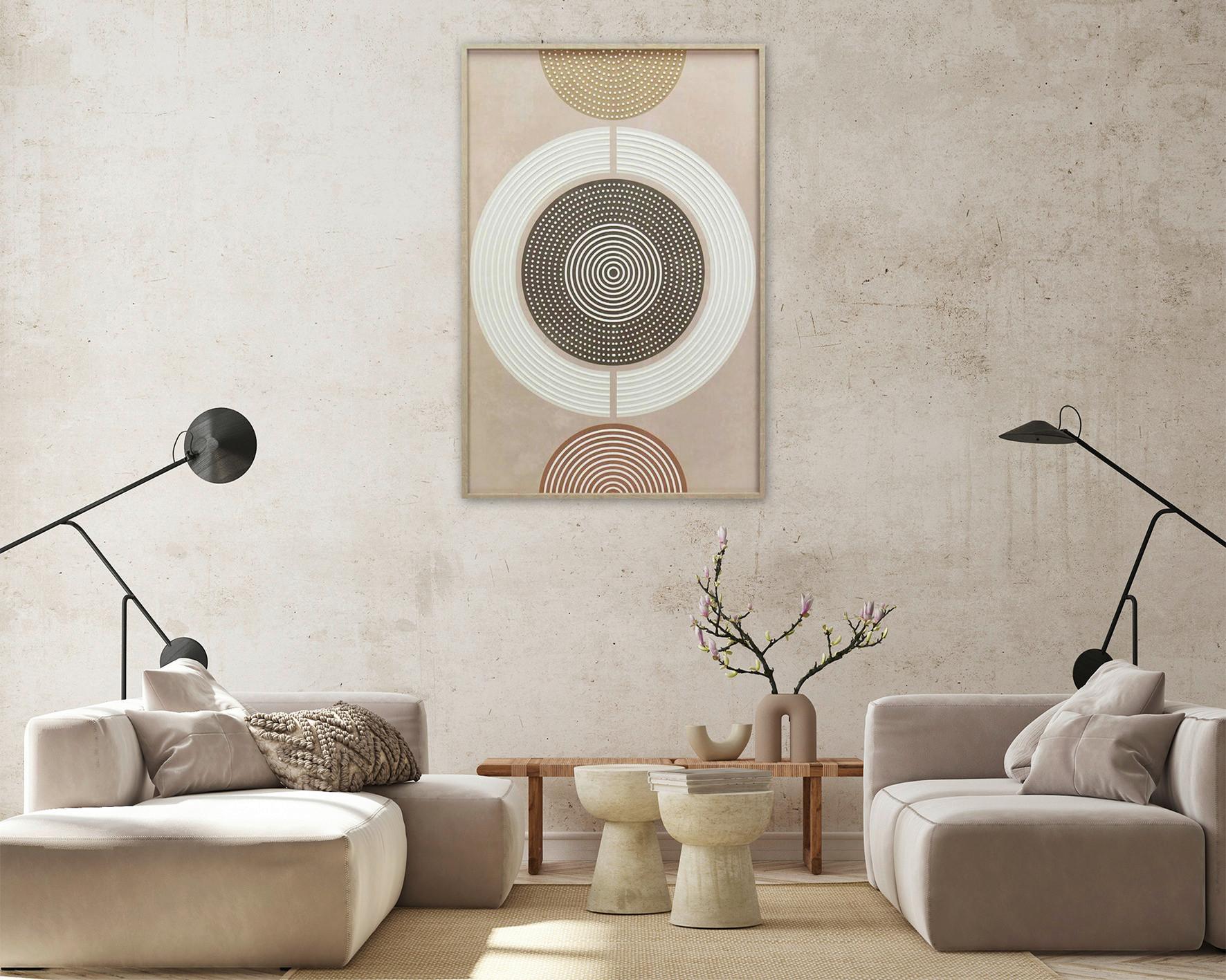 Obraz na plátně MIKE, 60x90x3cm - přírodní barvy/vícebarevná, Moderní, kompozitní dřevo/textil (60/90/3cm) - Mömax
