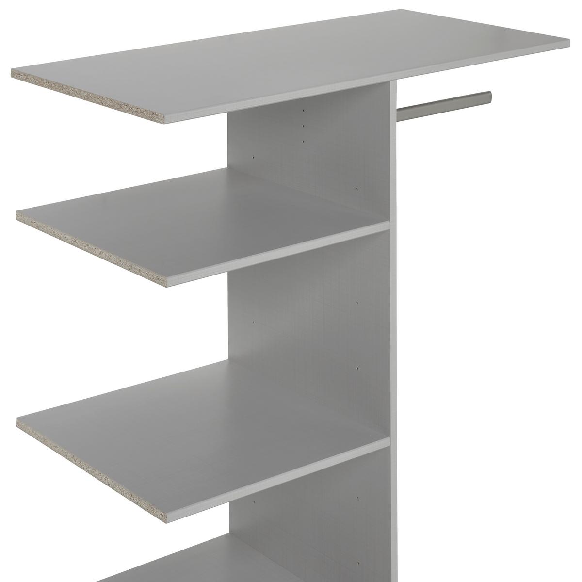 Inneneinteilung Wäscheeinteilung Fresh - Grau, MODERN, Holzwerkstoff (96/150/50cm) - MID.YOU