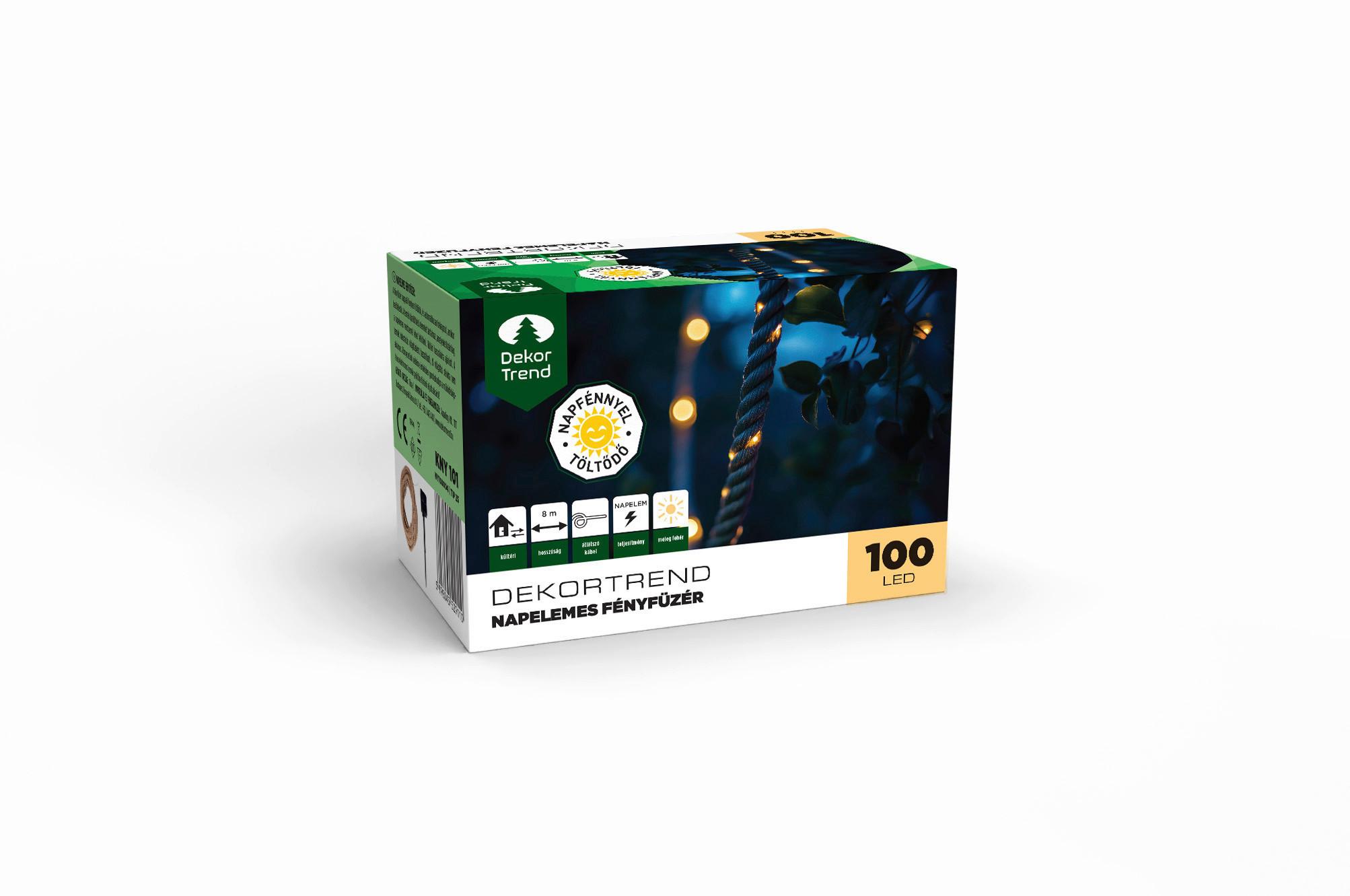 Fényfüzér Led Kötél - sötétkék/fehér, Basics, textil (800cm)