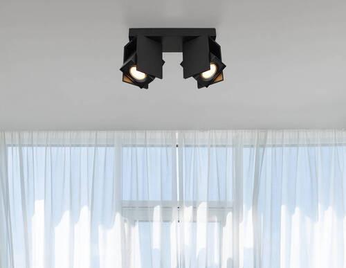 Strahler 57650-2 - Schwarz, Design, Metall (25,6/8,4/15,7cm) - Globo