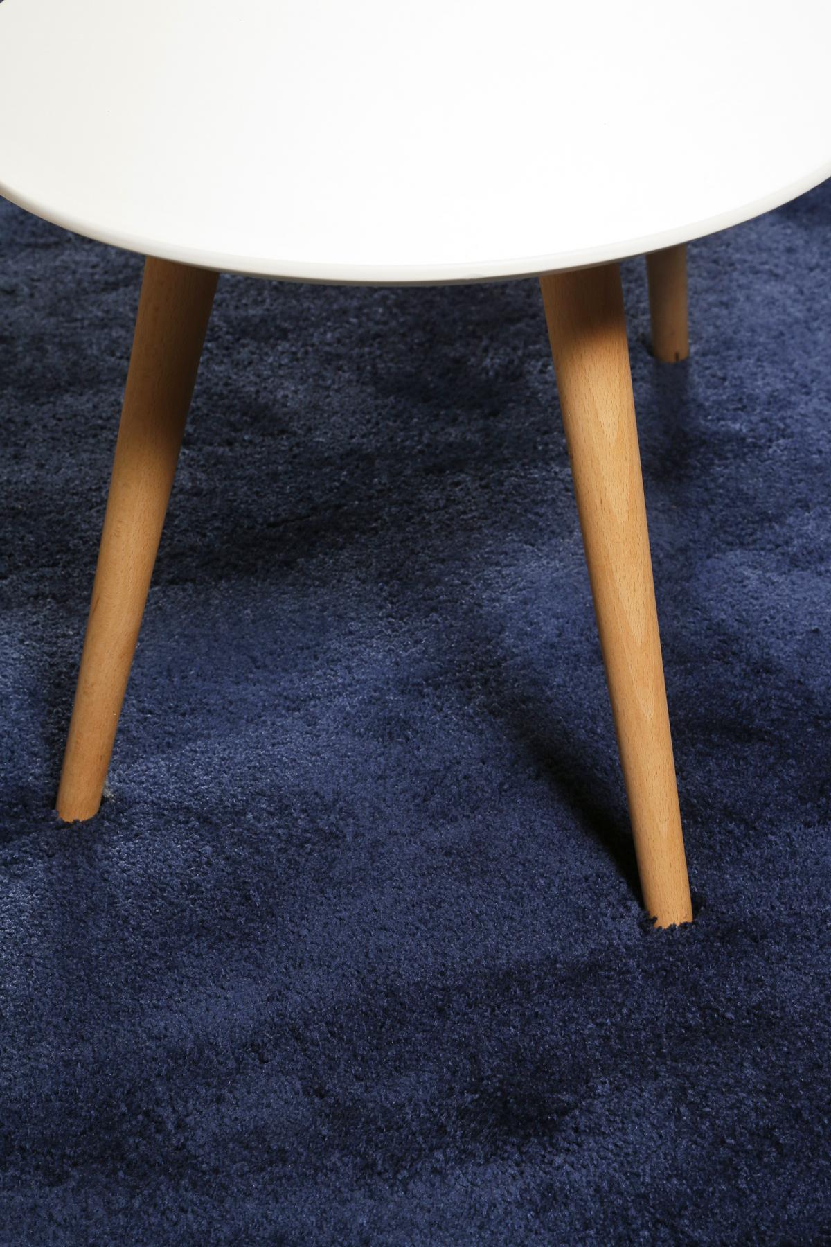 Hochflorteppich Blau Relaxx 160x230 cm - Blau/Dunkelblau, KONVENTIONELL, Textil (160/230cm) - Esprit