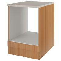 Skříňka na sporák NANO HU 60 dekor buk - barvy buku/béžová, Moderní, kompozitní dřevo (60/85/57cm) - MID.YOU