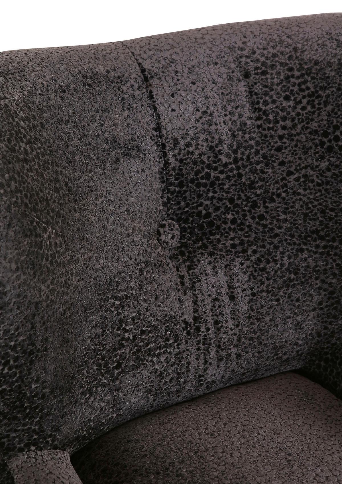 Sessel Fano - Anthrazit/Schwarz, Design, Textil (90/93/92cm) - Livetastic