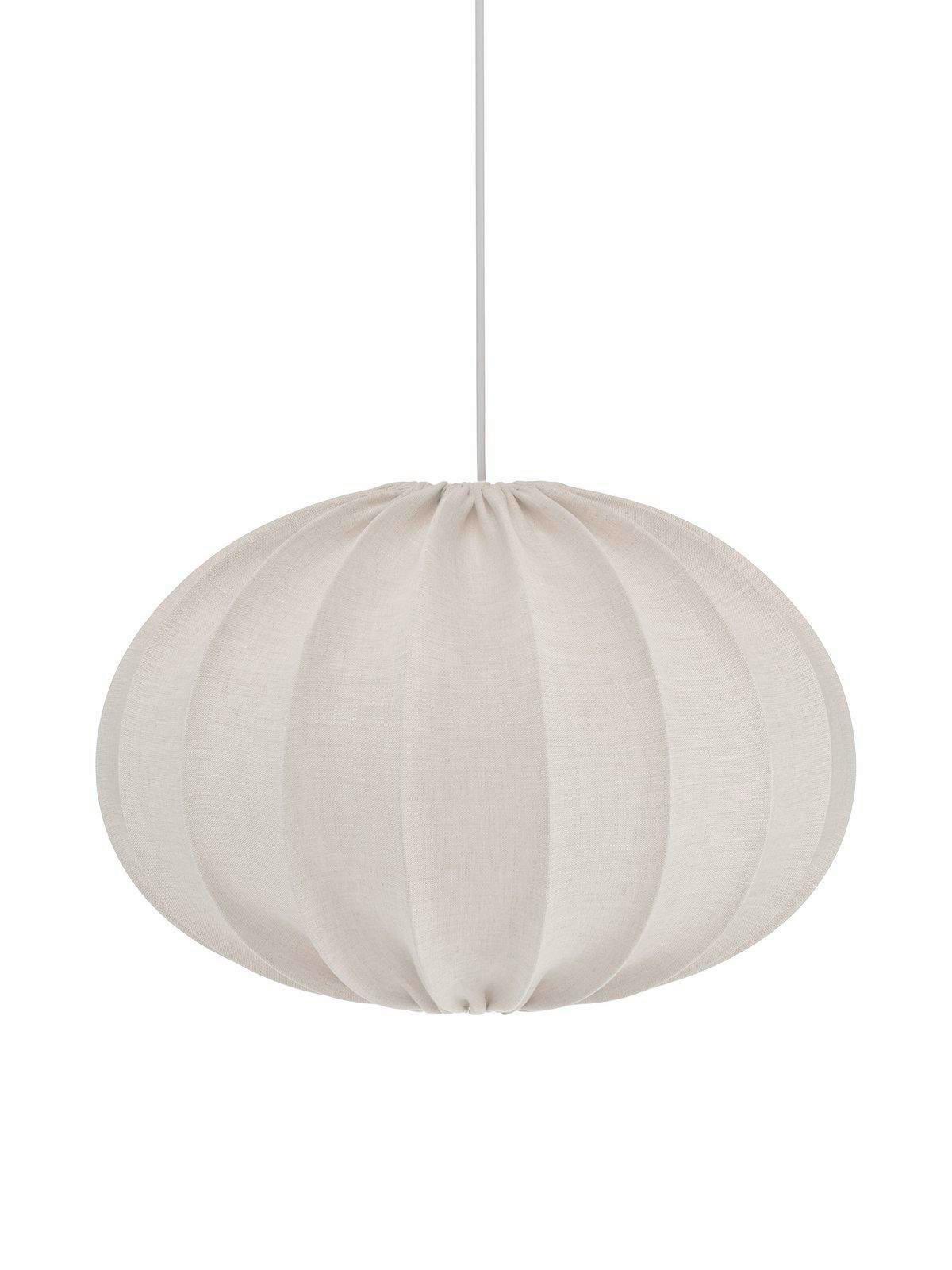 Hängeleuchte Hilma Beige D: 40 cm - Beige, Trend, Textil (40/28cm)