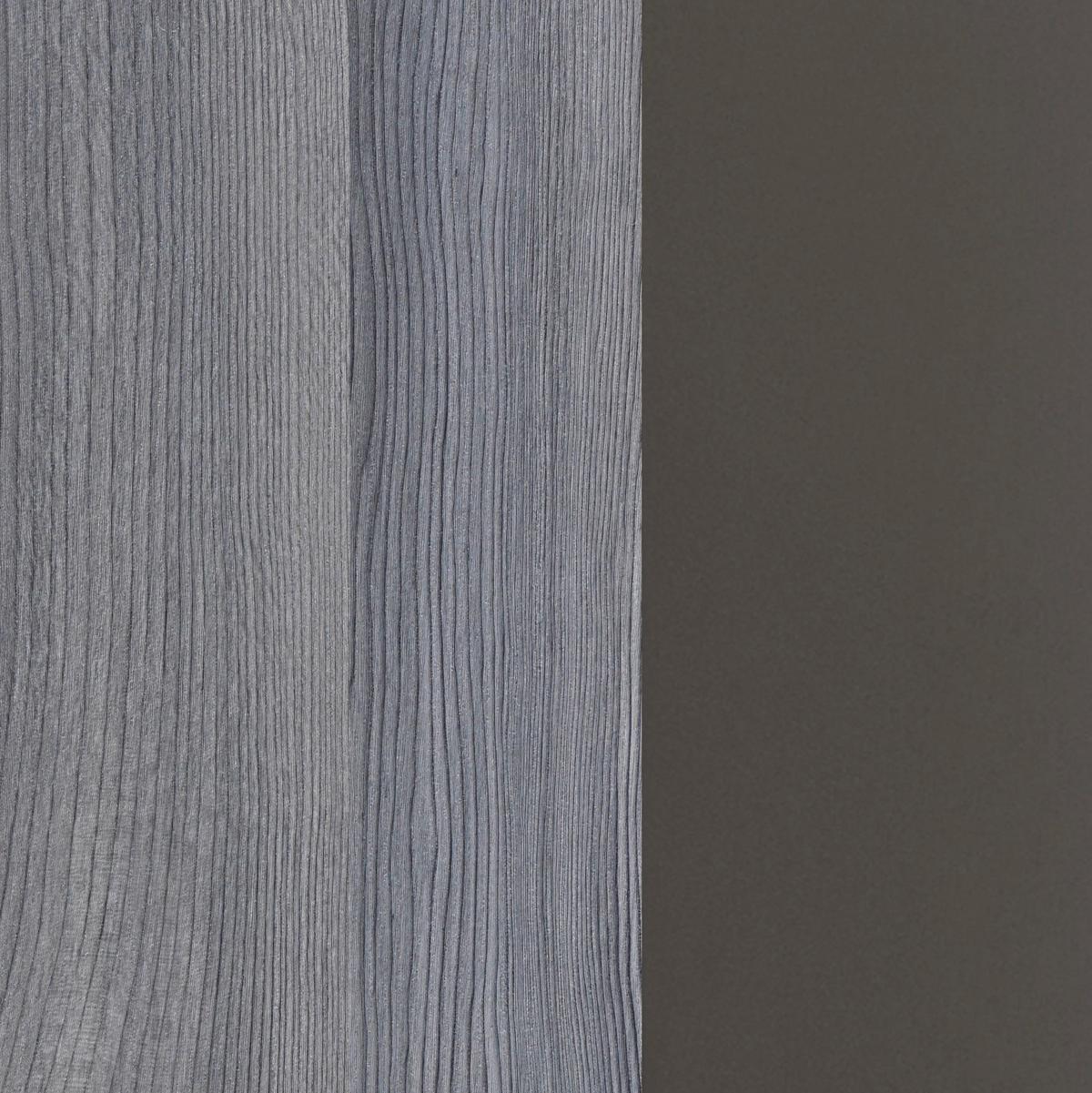 Hochschrank Mit Soft-Close Arezzo 40cm, Graphit/Eiche - Silberfarben/Graphitfarben, Basics, Holzwerkstoff (40/180/35cm) - Held