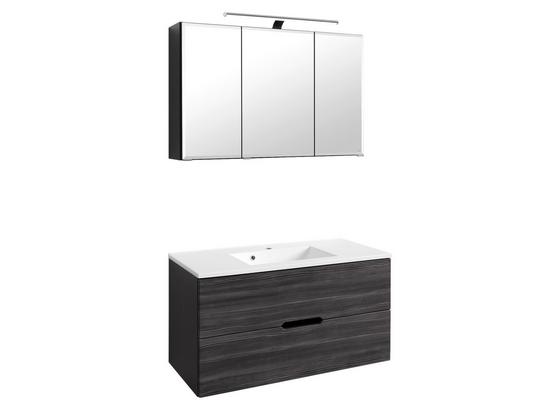 Badezimmer Belluno B:100cm Lärche Dekor - Lärchefarben/Graphitfarben, Basics, Holzwerkstoff/Stein (100/48cm) Badezimmer Belluno B:100cm Lärche Dekor - Lärchefarben/Graphitfarben, Basics, Holzwerkstoff/Stein (100/48cm)