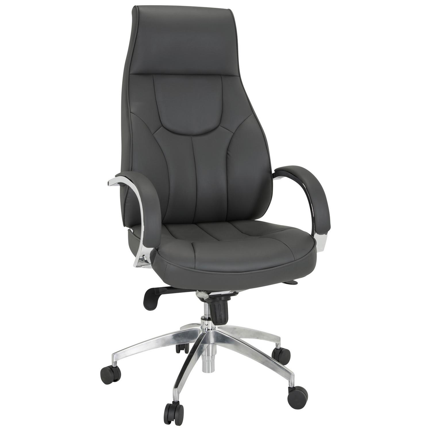 Chefsessel Elegance I Grau 72x125x66 cm