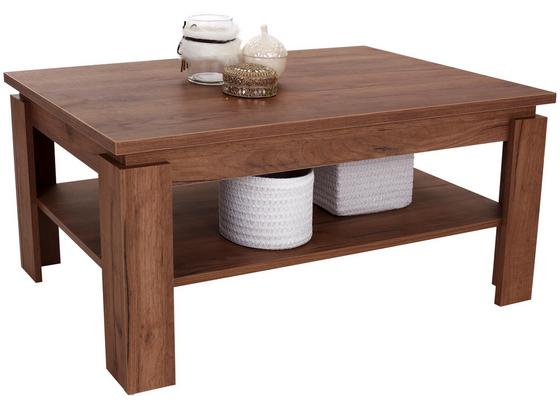 Konferenčný Stolík Nizza 2 - farby dubu/tmavohnedá, Moderný, kompozitné drevo (100/45/60cm) Konferenčný Stolík Nizza 2 - farby dubu/tmavohnedá, Moderný, kompozitné drevo (100/45/60cm)