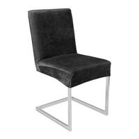 NÁVLEK NA STOLIČKU STEVE - čierna, textil (48/48/68cm) - Mömax