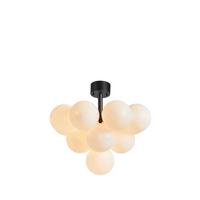 Hängeleuchte Weiß, 20w - Schwarz/Weiß, Basics, Glas/Metall (56/51cm) - Markslöjd