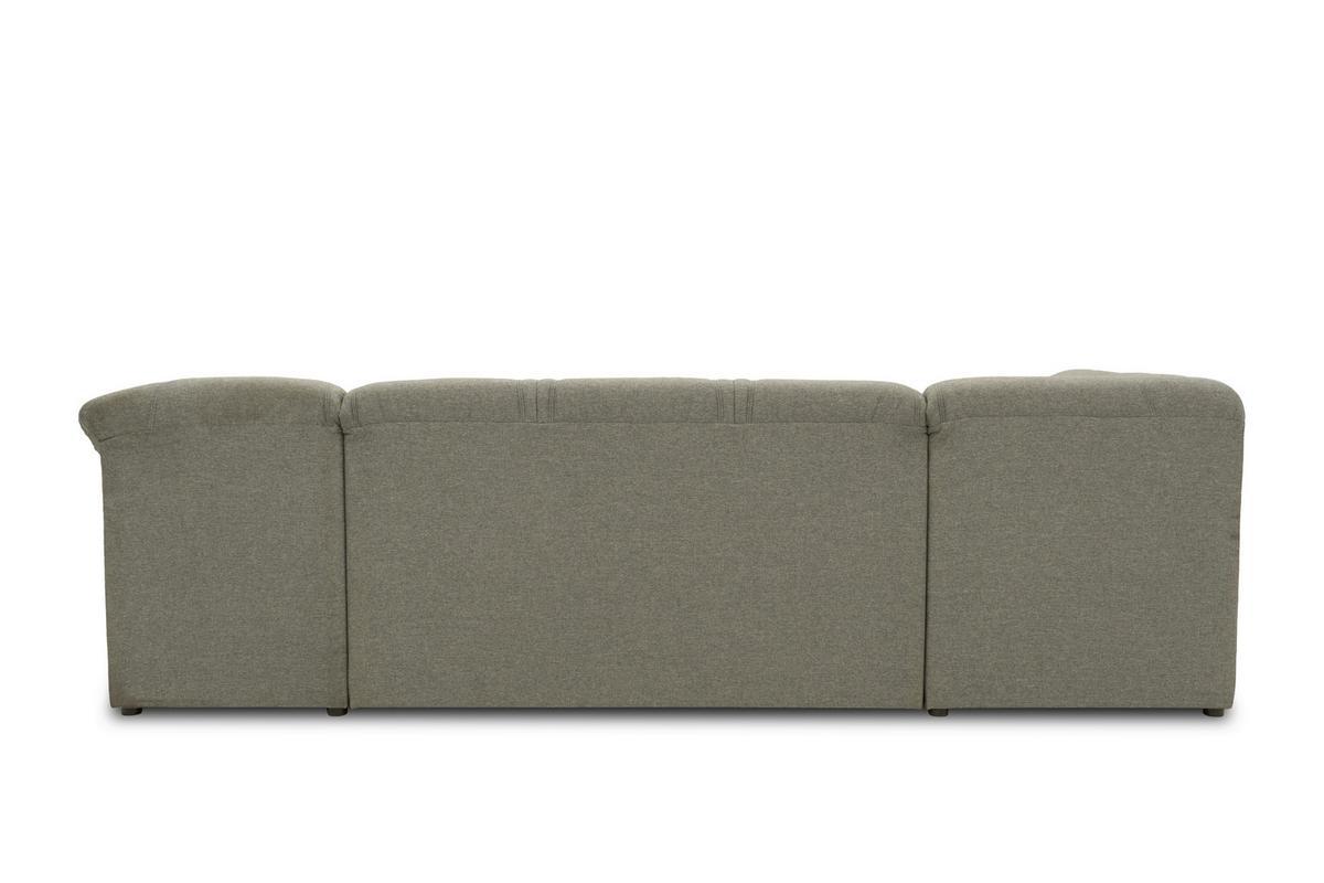 Wohnlandschaft Sarafina Graubraun - Graubraun/Schwarz, KONVENTIONELL, Textil (180/295/146cm) - MID.YOU