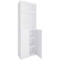 Aktenschrank Lona Weiß B: 70 cm - Weiß, Design, Holzwerkstoff (70/220/39cm) - MID.YOU