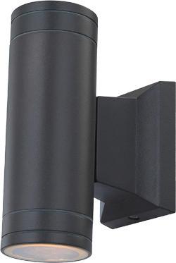 Außenleuchte 32028-2 - Klar/Grau, Basics, Glas/Metall (6,5/10,8/15,5cm)