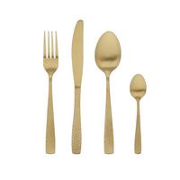 Besteckset Pauline 24--Teilig. Goldfarben - Goldfarben, Basics, Metall - Tognana