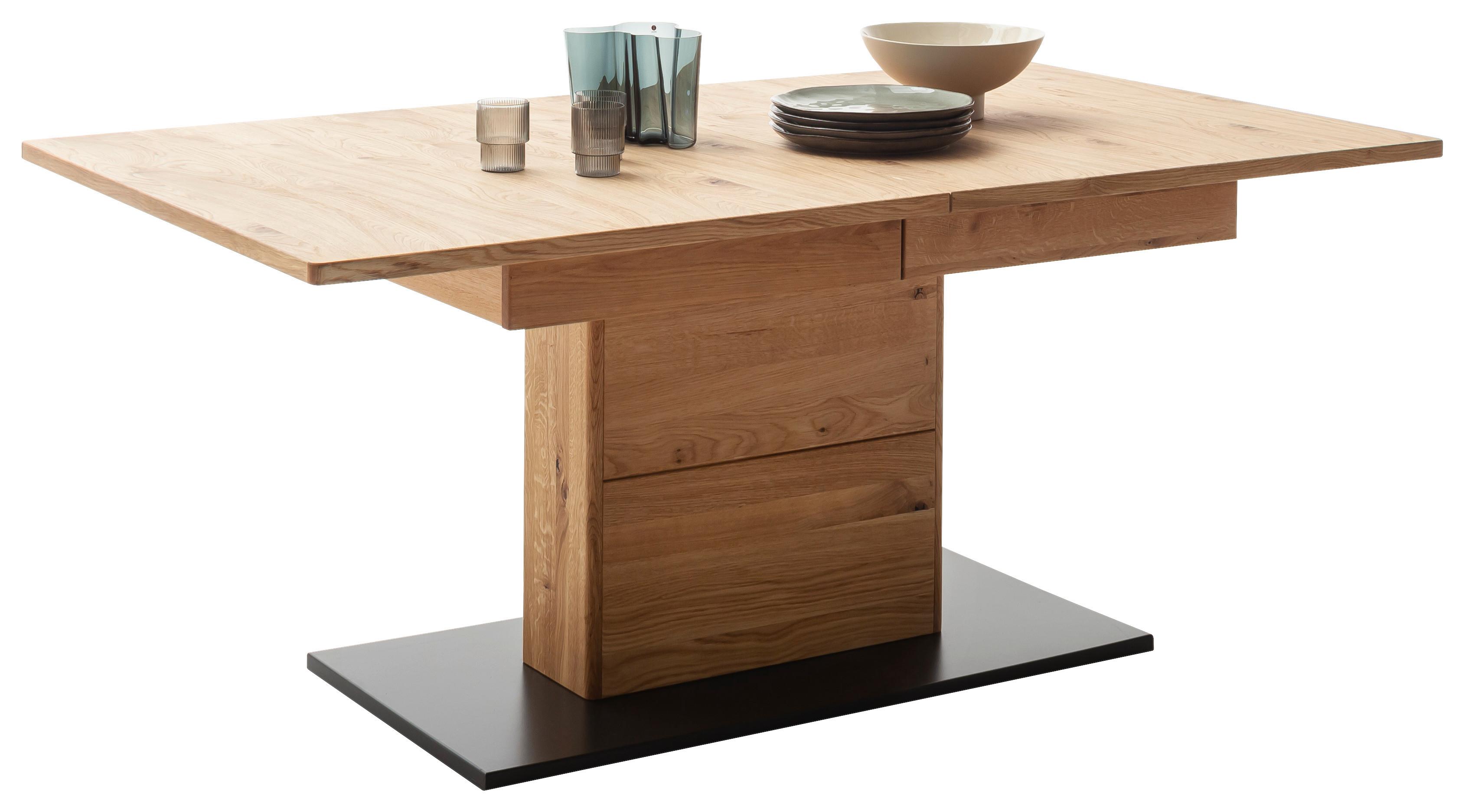 Esstisch Arezzo Wildeiche/Anthrazit B: 100 cm - Wildeiche/Anthrazit, Design, Holz/Holzwerkstoff (180/100/77cm) - MID.YOU