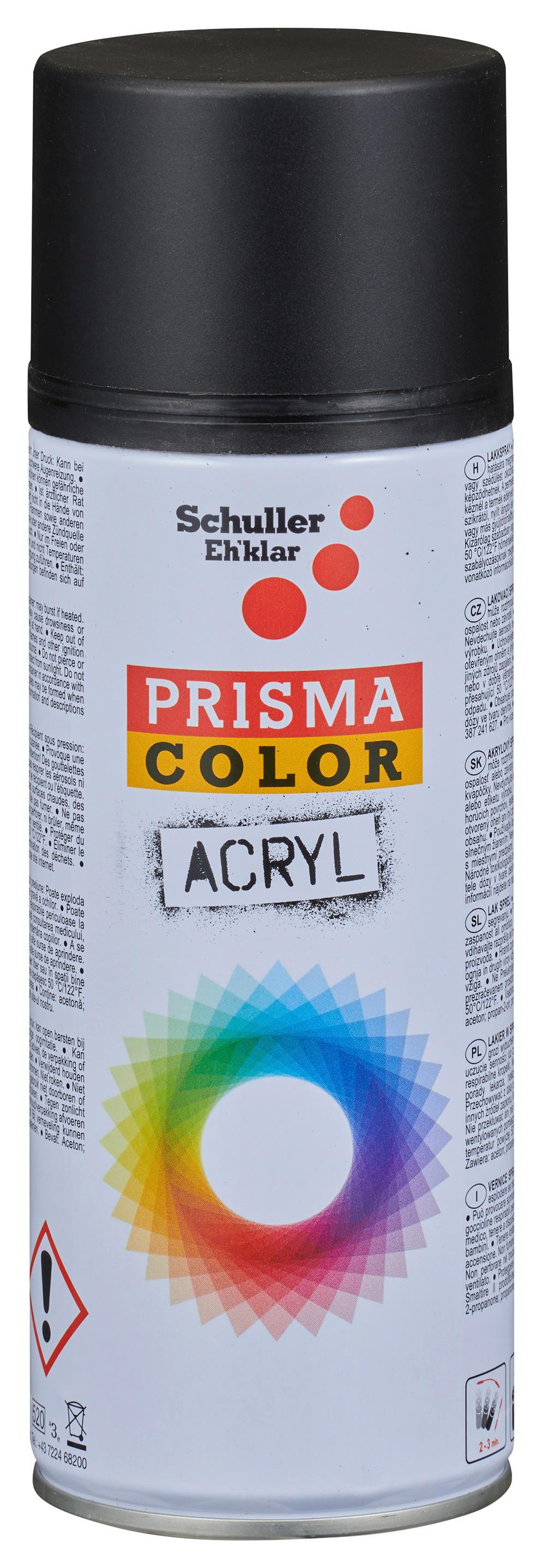 Sprühlack Schwarz Matt 400ml für In- und Outdoor - Schwarz, Basics (400ml) - SCHULLER Eh klar