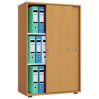 Aktenschrank versperrbar Lona XL Buche Dekor B: 70 cm - Buchefarben, Basics, Holzwerkstoff (70/111/37cm) - MID.YOU