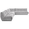 Ecksofa Giselle Grau - Grau, Trend, Textil (315/285cm) - Livetastic