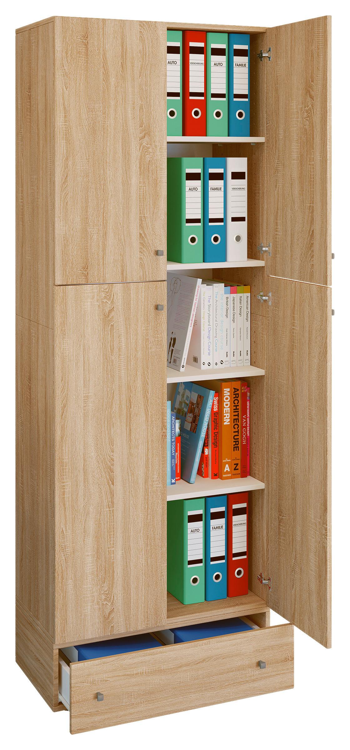 Aktenschrank Lona Sonoma Eiche B: 70 Cm - Sonoma Eiche, MODERN, Holzwerkstoff (70/200/39cm) - MID.YOU