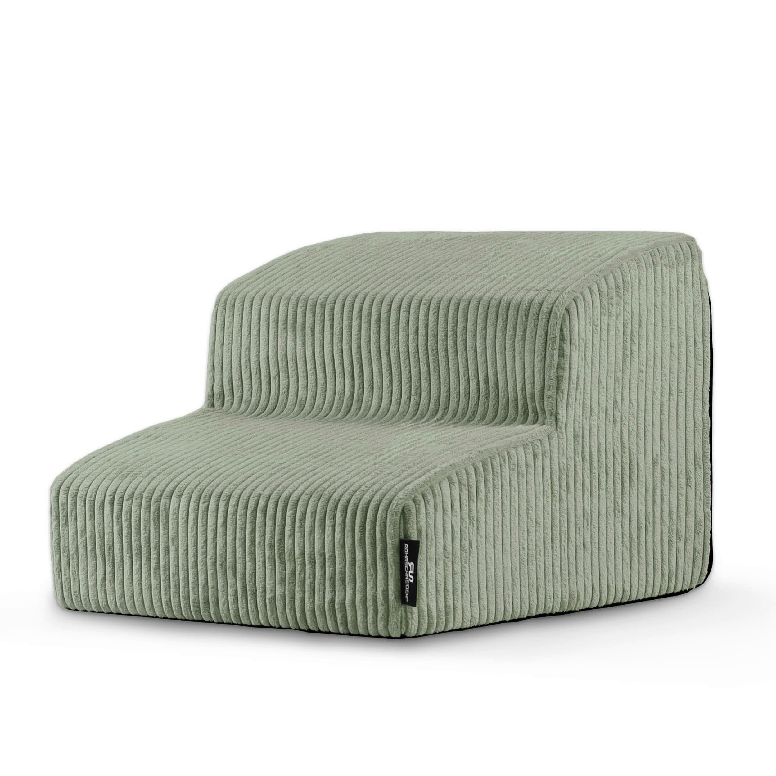 TIERTREPPE HUNDETREPPE SALBEI - Salbeigrün, Basics, Kunststoff/Textil (39/41/30cm)