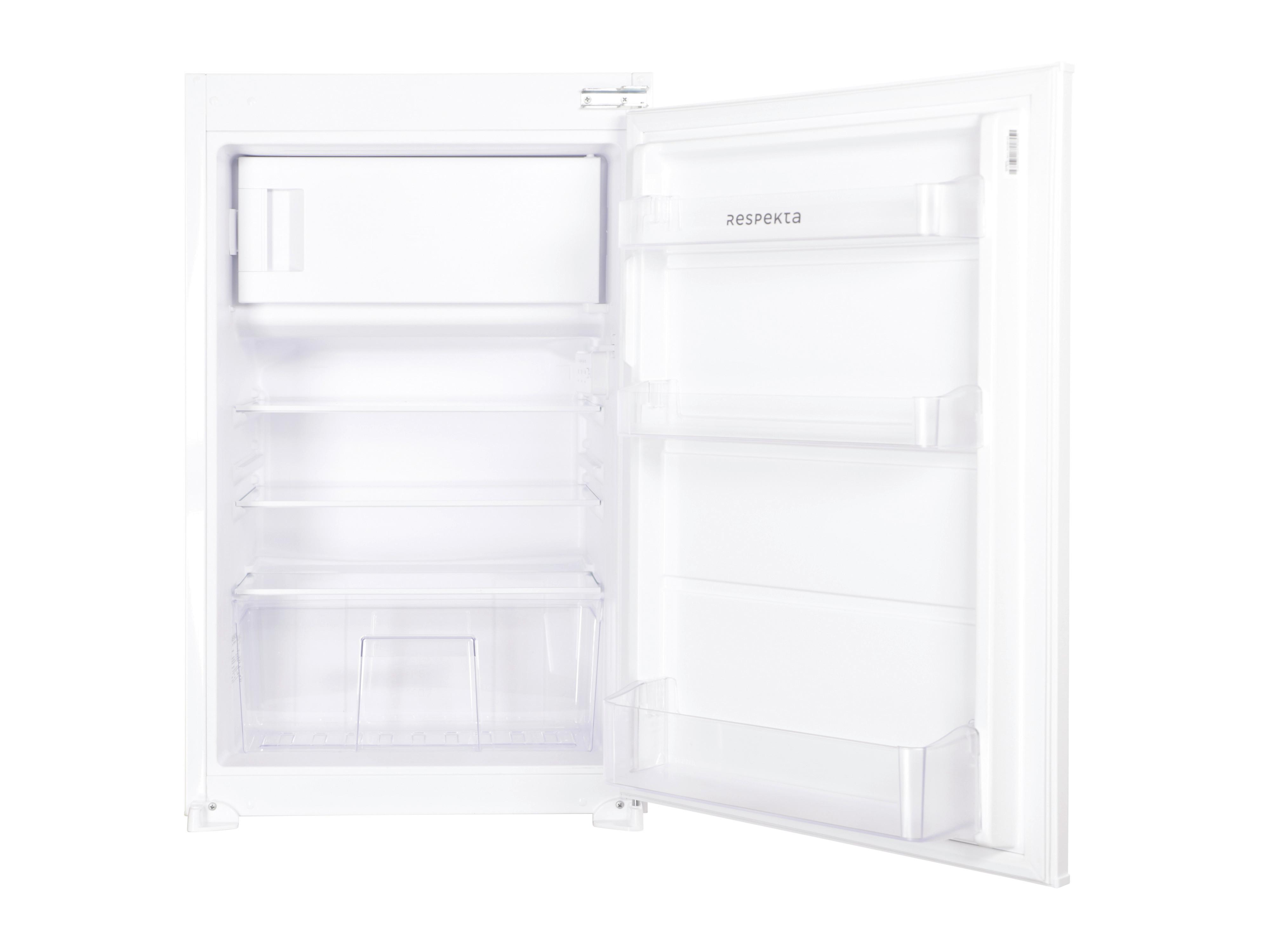 Kühlschrank Respekta Karlsson Weiß B: 54cm - Weiß, Basics, Glas/Metall (54/87,5/54,5cm) - Respekta