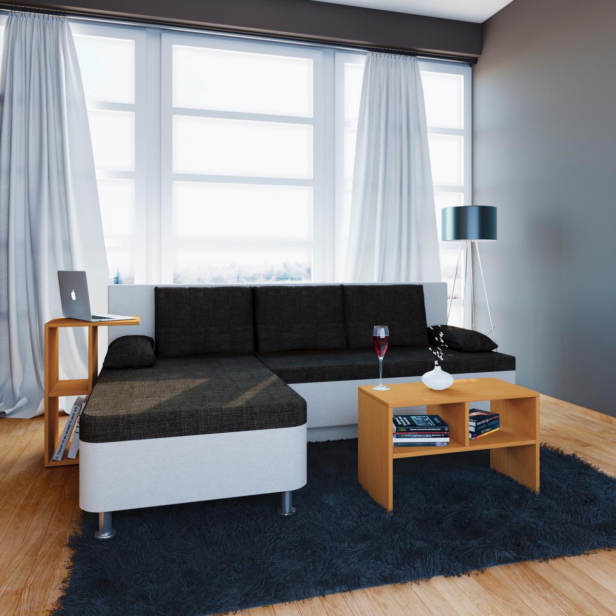 Konferenční stolek Nachto dekor buk - barvy buku, Basics, kompozitní dřevo (63 /30/40cm) - MID.YOU