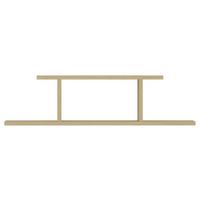 Wandregal Atlantic - Eichefarben, Design, Holzwerkstoff (90/23,2/19,6cm) - MID.YOU