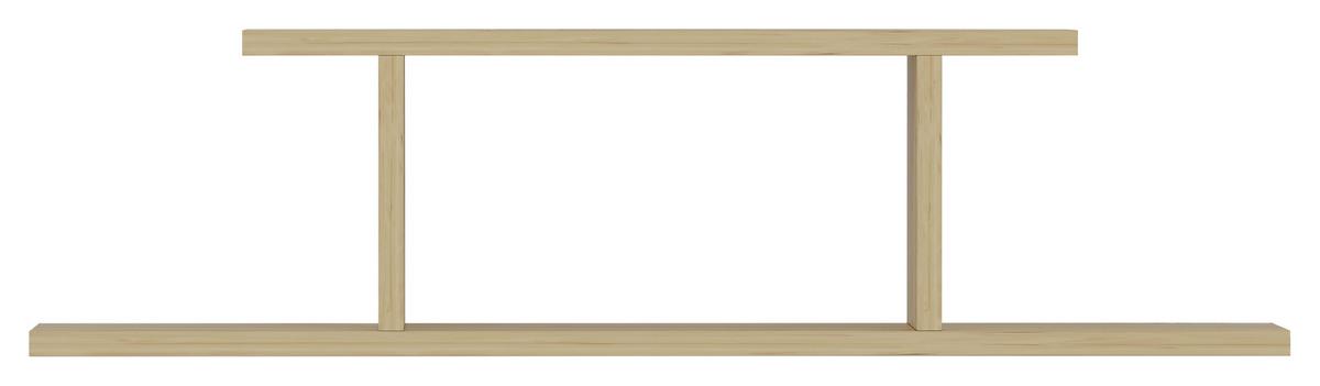 Wandregal Atlantic - Eichefarben, Design, Holzwerkstoff (90/23,2/19,6cm) - MID.YOU