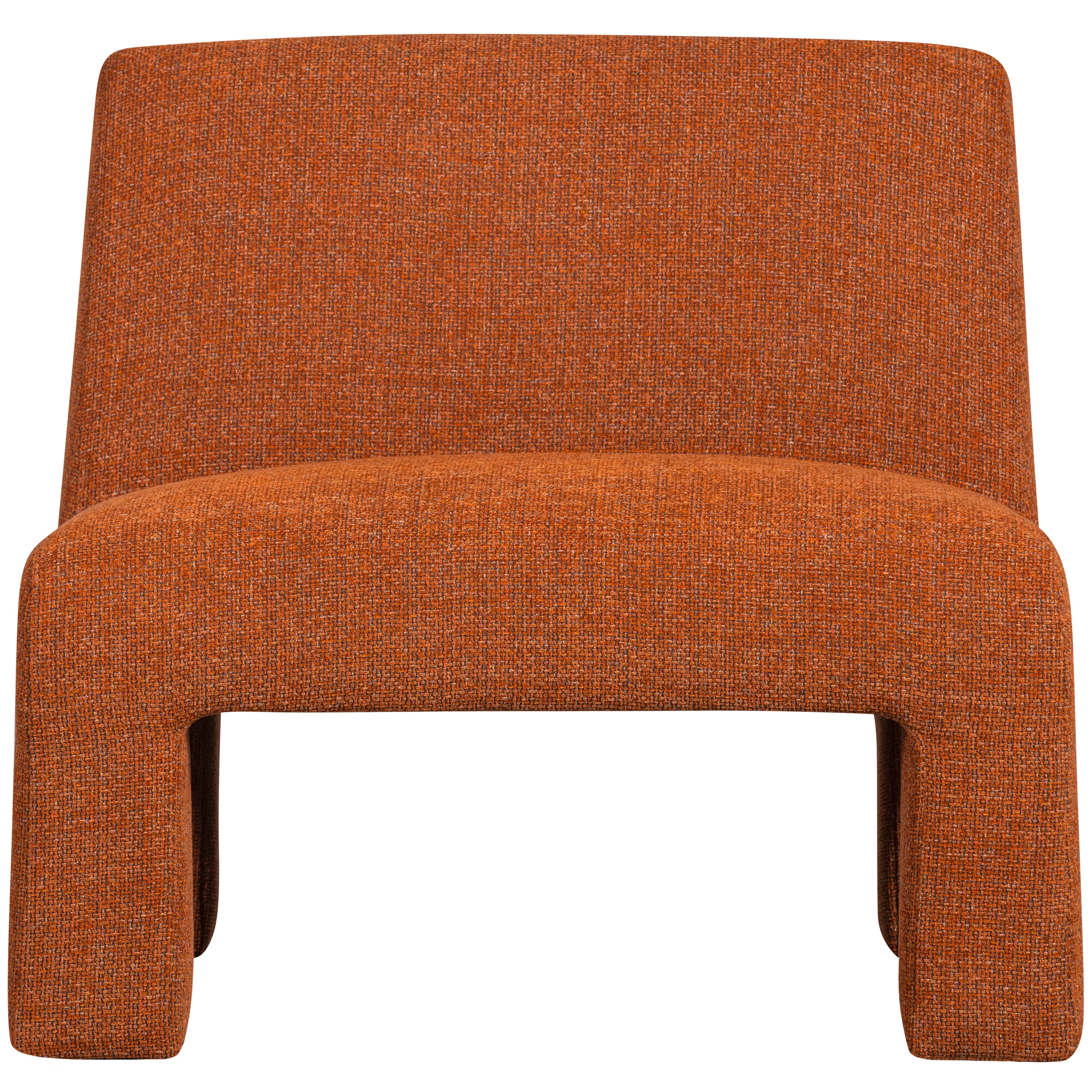 Sessel Lavid Orange B: 74 Cm - Orange, Design, Textil (74/73/84cm) - Livetastic