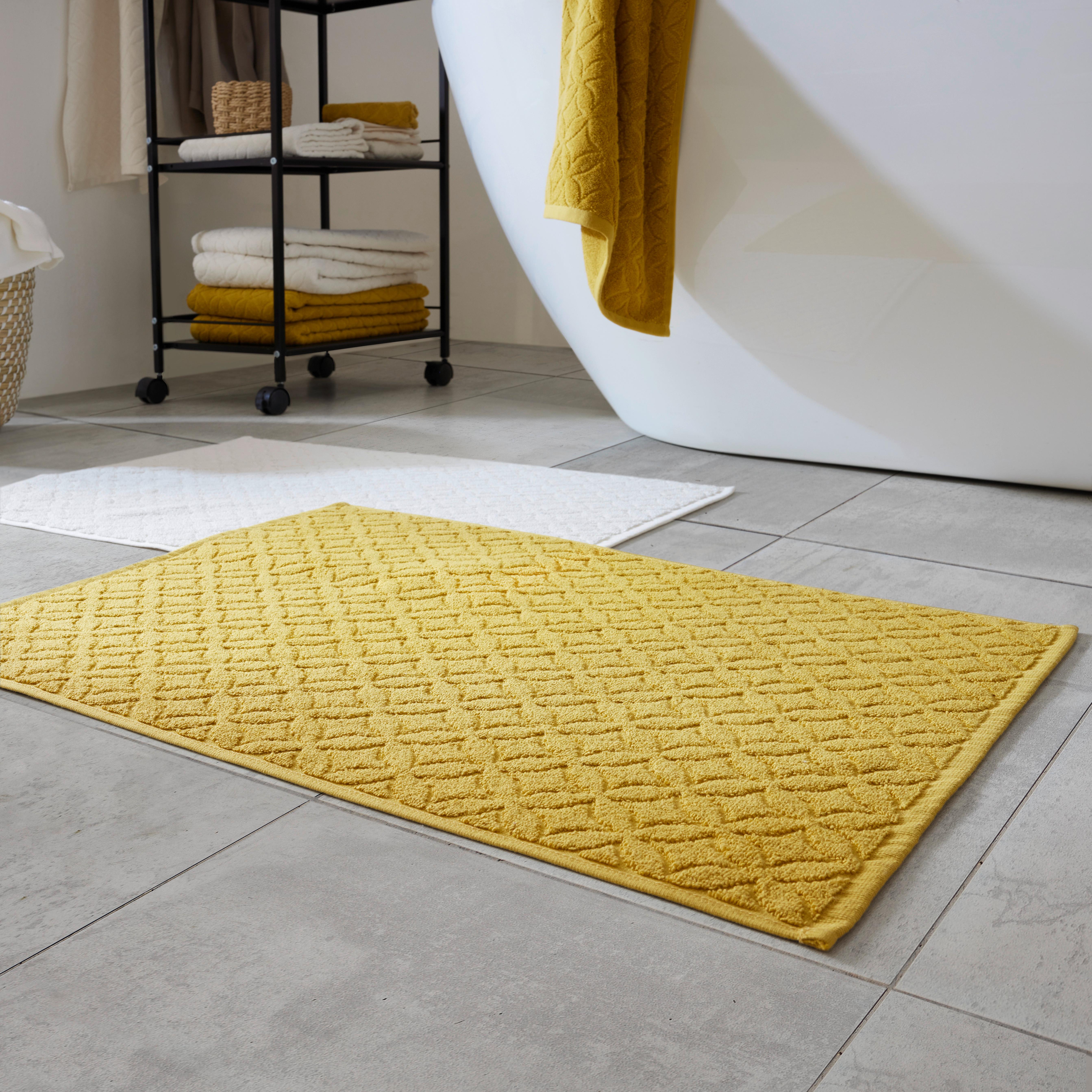 KOUPELNOVÁ PŘEDLOŽKA Naime, 50/70cm, šedobílá - přírodní barvy, Lifestyle, textil (50/70cm) - Modern Living