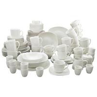 Kombinovaný servis porcelán 100 dielny - biela, Konventionell, keramika - Creatable