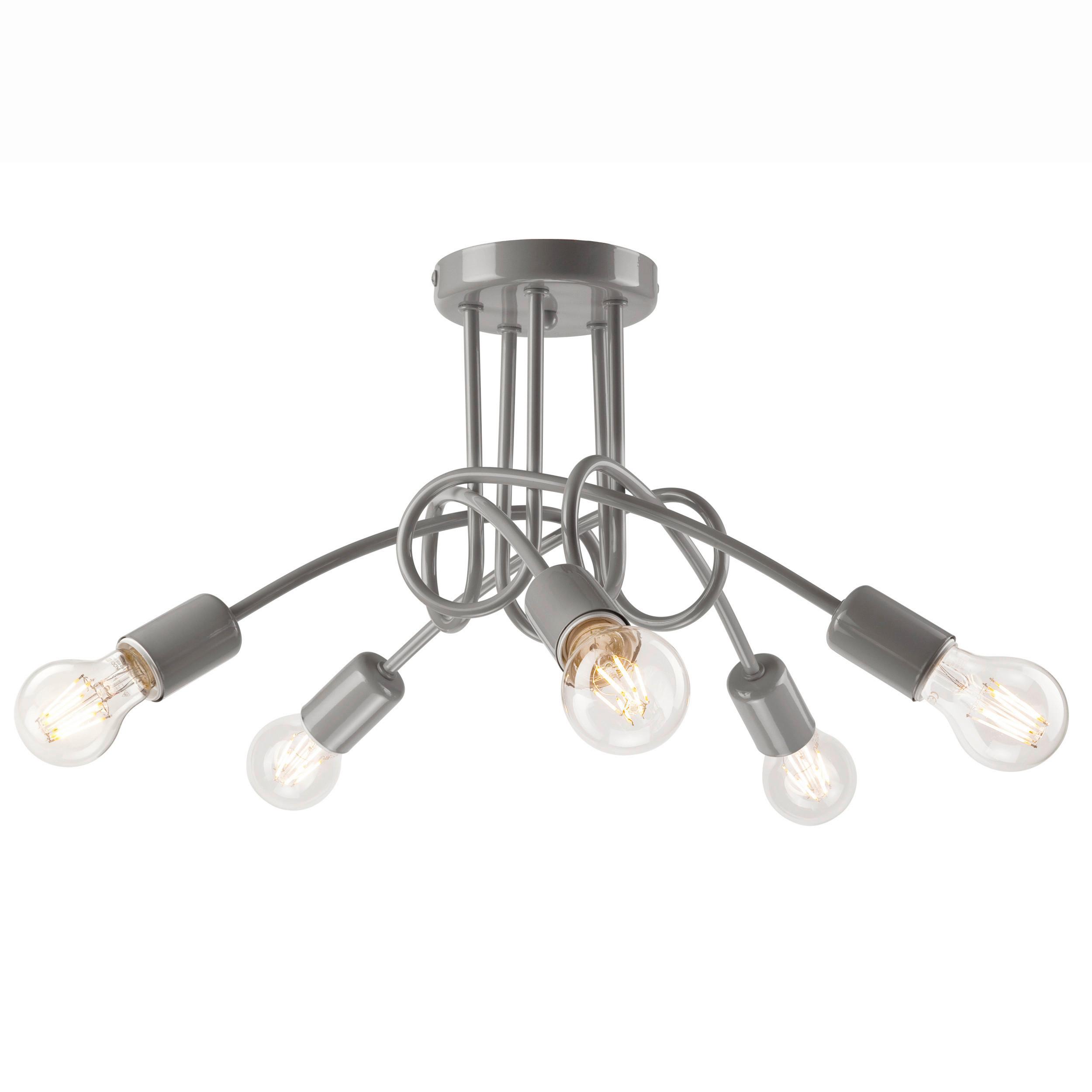 Deckenleuchte 31651 Camilla - Hellgrau, Basics, Metall (30/46cm)