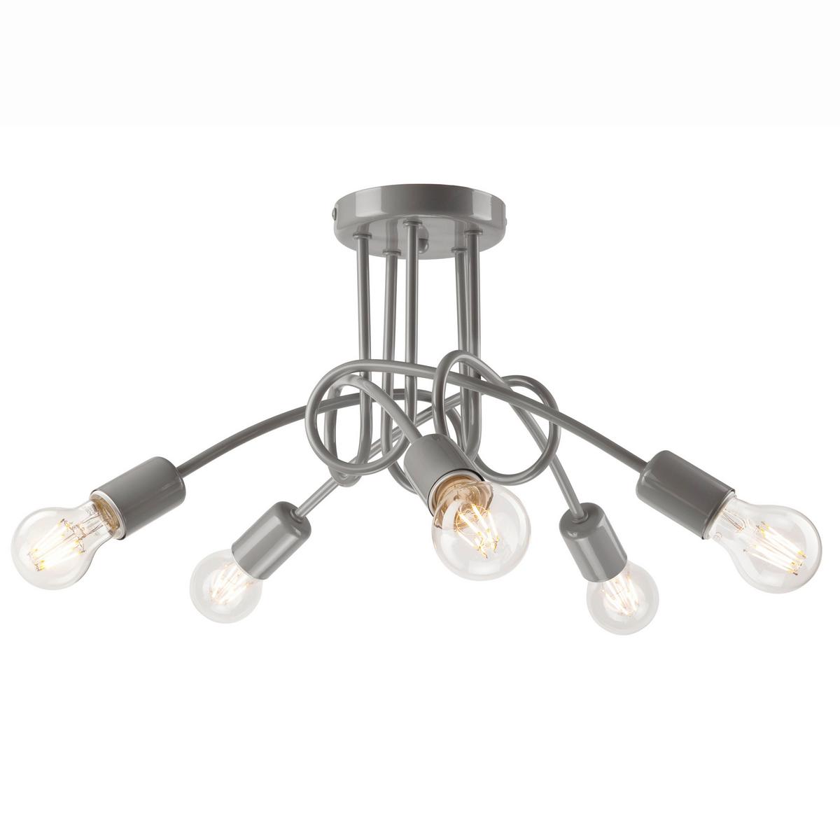 Deckenleuchte 31651 Camilla - Hellgrau, Basics, Metall (30/46cm)