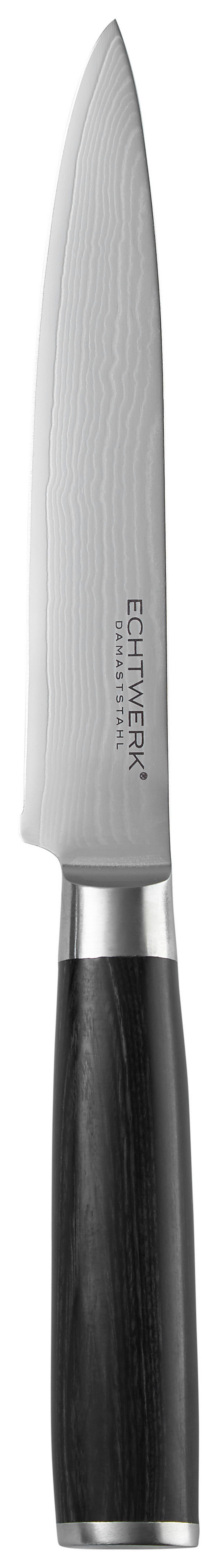 Fleischmesser Echtwerk Damaszener - Edelstahlfarben, MODERN, Metall (30,9cm) - Echtwerk