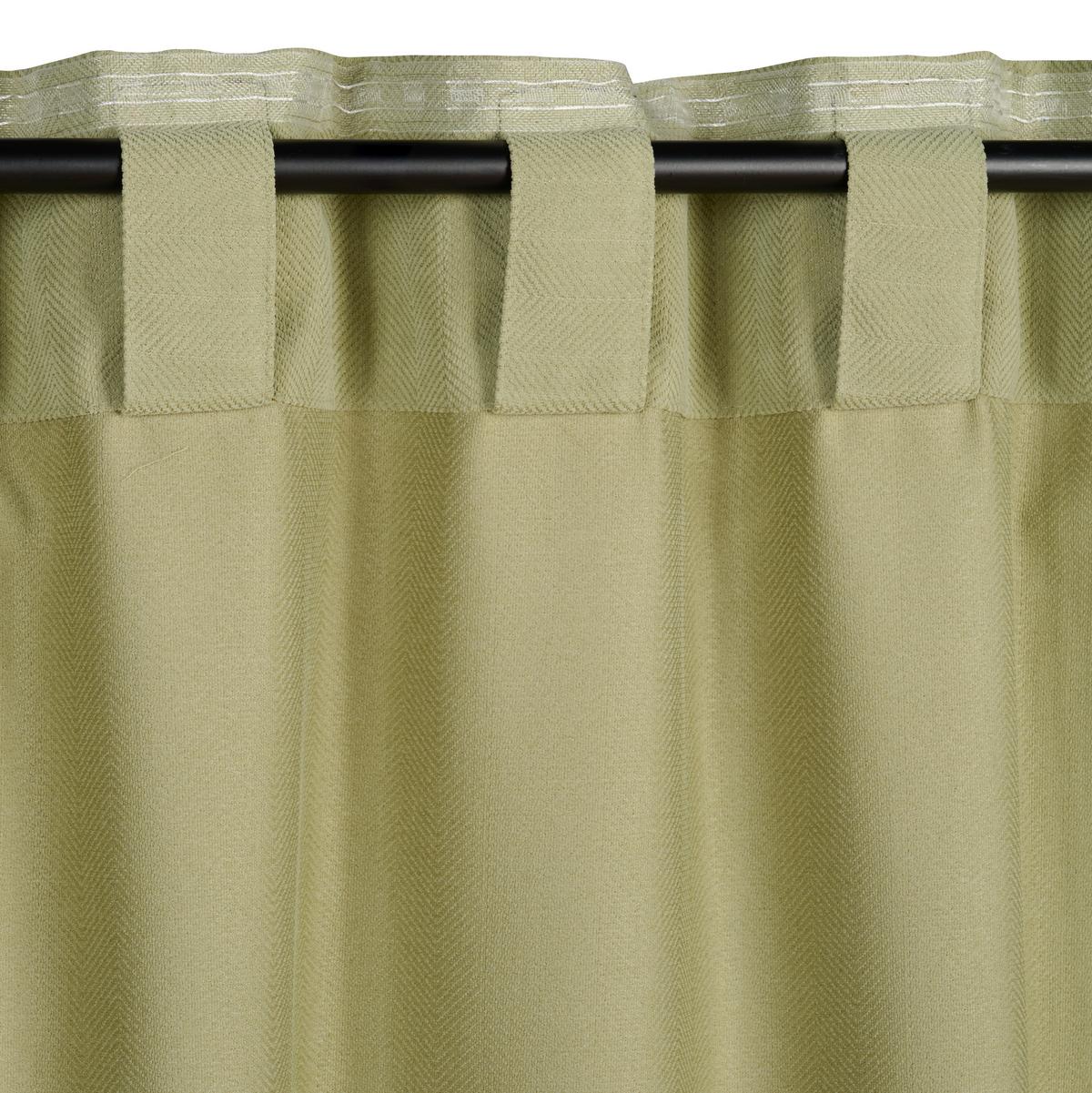 Hotový závěs Linus, 140/255cm, zelená - zelená, Design, textil (140/255cm) - Premium Living