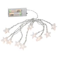 Lichterkette mit 10 Sternen und Schalter - Klar, ROMANTIK / LANDHAUS, Kunststoff (200cm) - James Wood