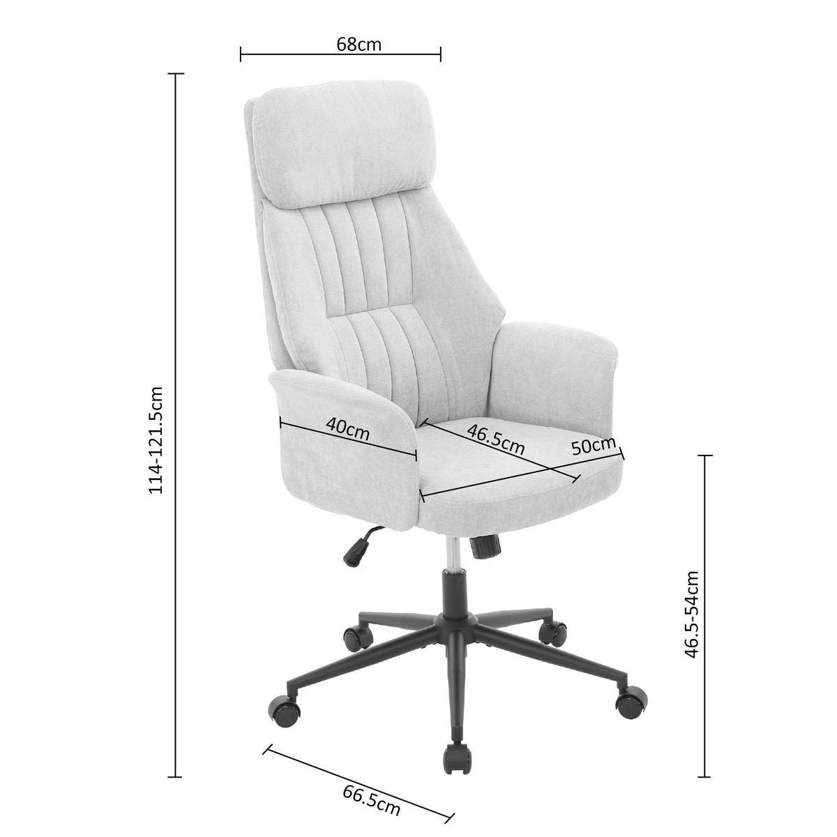 Drehstuhl Austin Hellbraun B: 66 cm - Hellbraun/Schwarz, MODERN, Holz/Kunststoff (66/114/122/64cm) - Livetastic