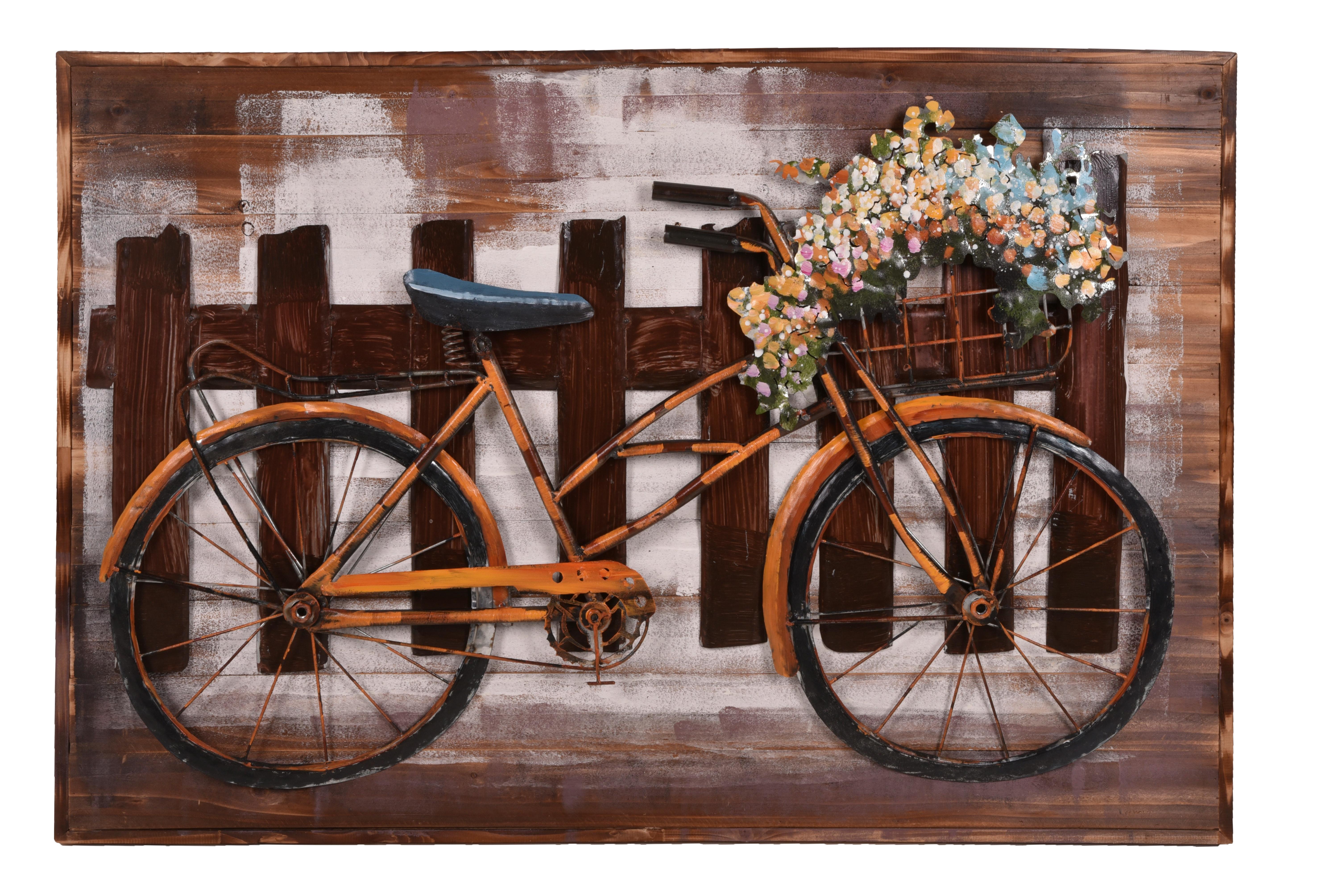 Metallbild Naturfarben B: 120 cm